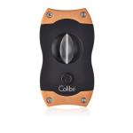 Colibri V-Cut Cigar Cutter - Black & Rose Gold