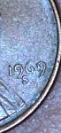 1969 S Penny DDO DDR Error Coin