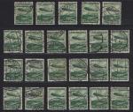 1936 Germany Zeppelin Collection - Great Cancellations