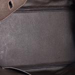 Brown Hermes Birkin Handbag with Gold Hardware