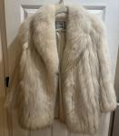 Vintage Beige Cream Fox Fur Women’s Coat