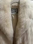 Vintage Beige Cream Fox Fur Women’s Coat