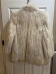 Vintage Beige Cream Fox Fur Women’s Coat