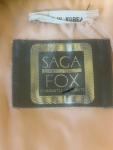 Saga Fox Fur Coat with Sweater Sleeves