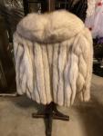 Vintage Large Fox Fur Coat from Hong Kong