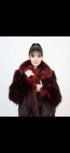 Stunning Saga Fox Real Fur Collectible