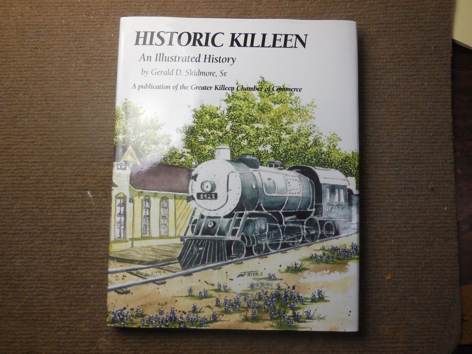 Signed Illustrated Texas History Book Killeen