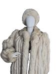 Saga Fox Full-Length Vintage Fur Coat and Hat