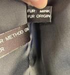 Savvy Women’s Black Brown Mink Fur Coat