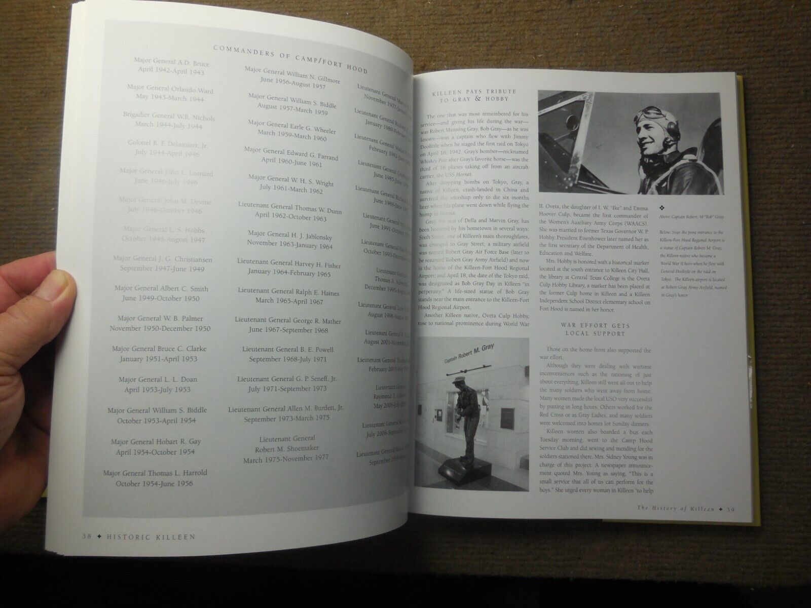 Signed Illustrated Texas History Book Killeen