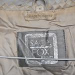 Vintage Fox Fur Coat with Silver Tag, Size M