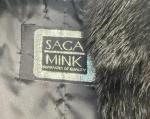 Savvy Women’s Black Brown Mink Fur Coat