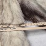 Vintage Fox Fur Coat with Silver Tag, Size M