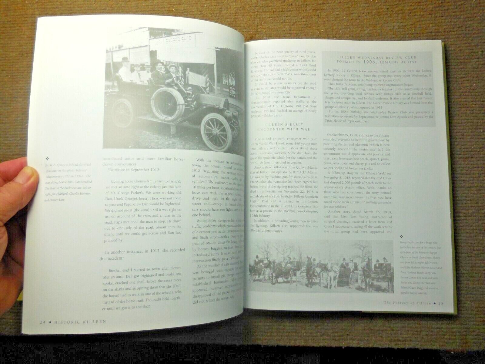 Signed Illustrated Texas History Book Killeen