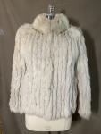 1960s Blue Fox Fur Jacket - Size Medium