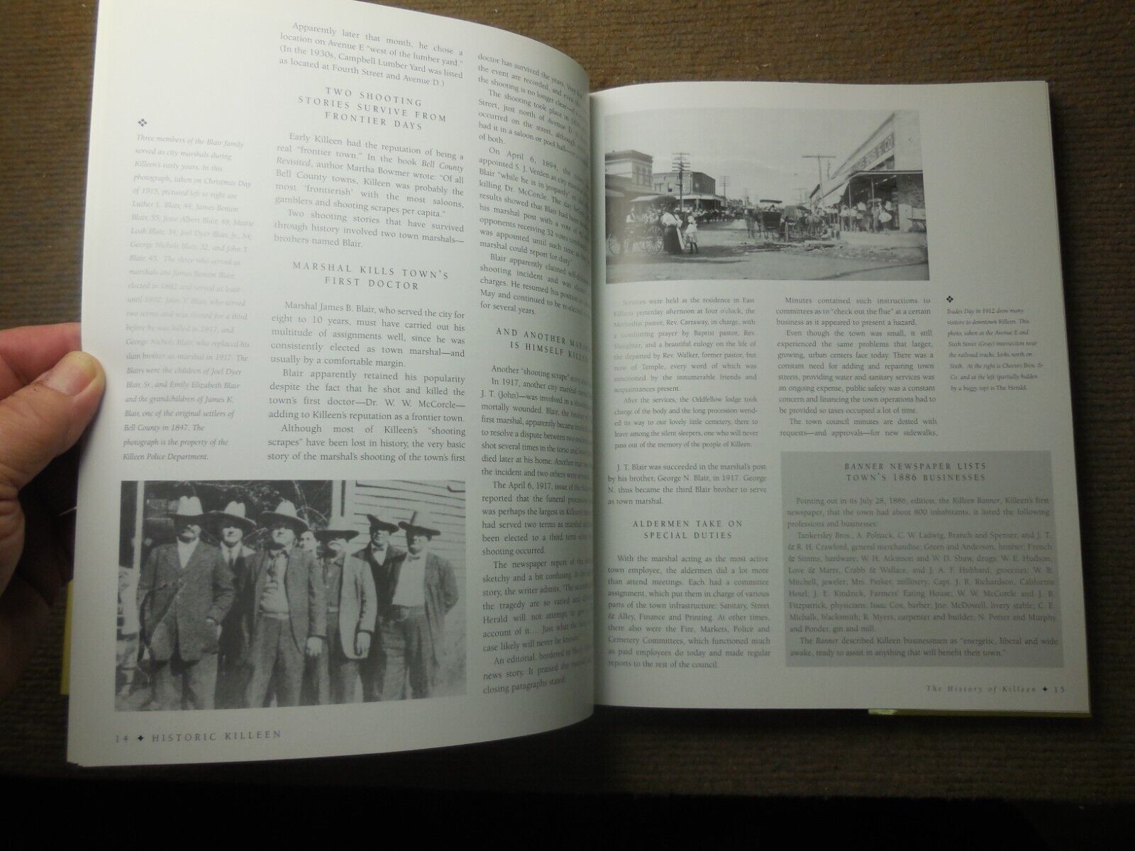 Signed Illustrated Texas History Book Killeen