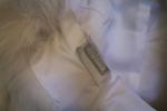 White Fox Fur Coat Size Large