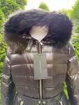 Andrew Marc Saga Furs Black Down Puffer Jacket