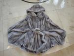 Grey Mink Coat by Sagafurs