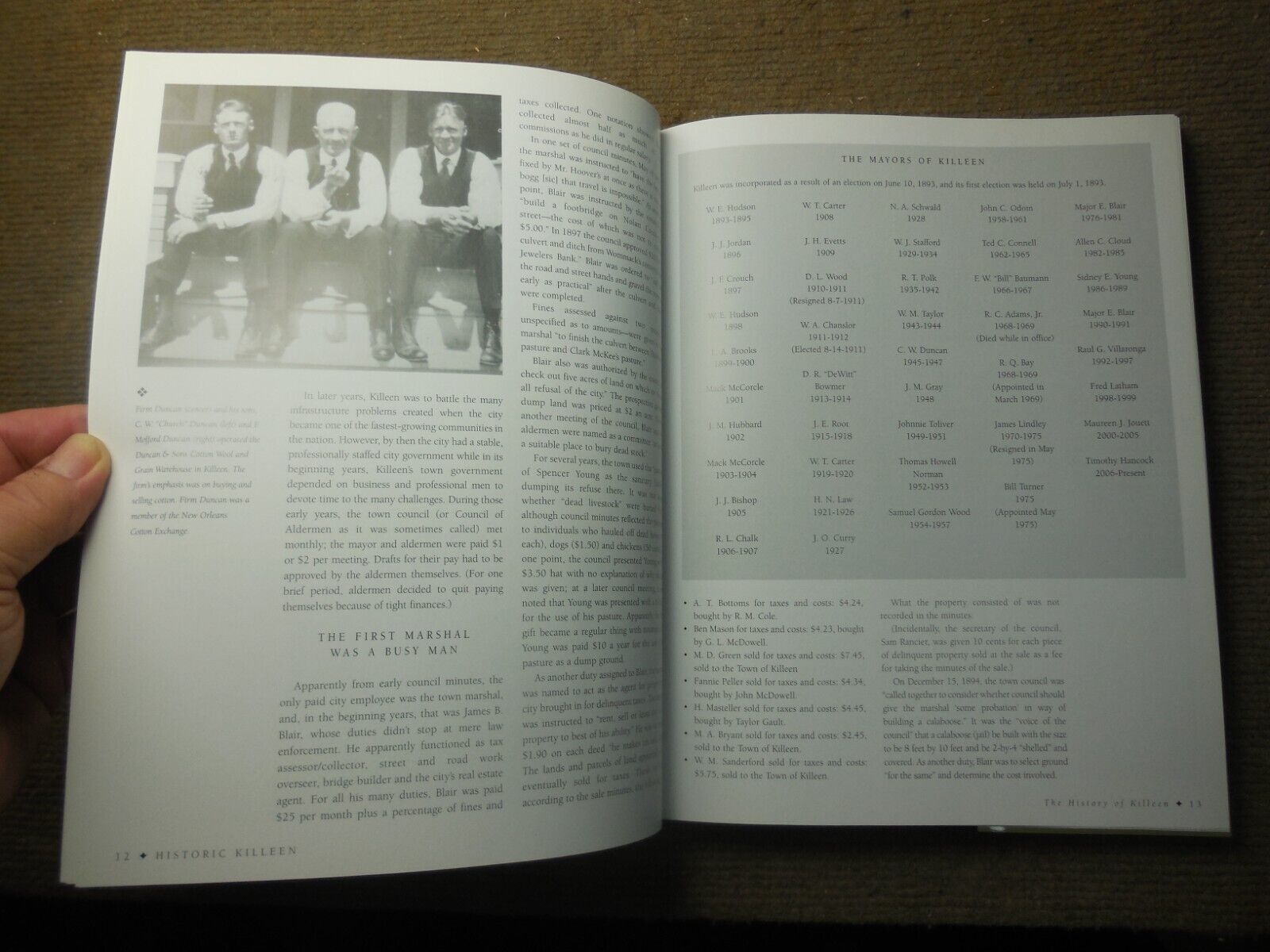 Signed Illustrated Texas History Book Killeen