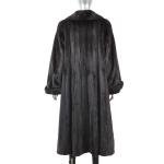 Classic Black Mink Coat - Size L