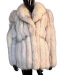 Blue Fox Fur Jacket Coat for Saga Collectibles