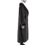 Classic Black Mink Coat - Size L