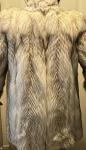 Silver Fox 3/4 Length Coat by Valentino, Large