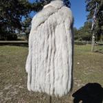 Vintage Saga Fox Fur Coat with Pockets