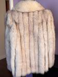 Blue Fox Fur Jacket Coat for Saga Collectibles