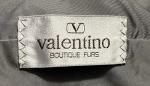 Silver Fox 3/4 Length Coat by Valentino, Large