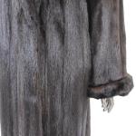 Classic Black Mink Coat - Size L