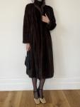 1983 Vintage Saga Mink Women's Brown Fur Coat