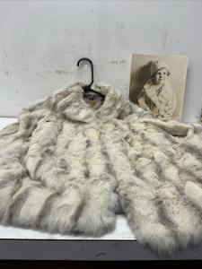 Vintage 1900s Fox Fur Coat for Kids