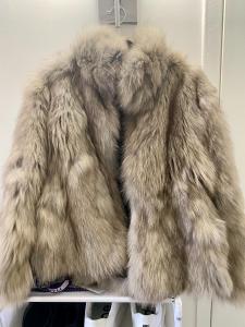 Stylish Real Fox Fur Jacket from Saga
