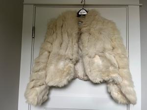 Vintage Norwegian Fox Fur Coat Jacket - Medium
