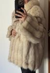 Blue Fox Fur Jacket Coat for Saga Collectibles