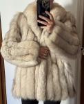 Blue Fox Fur Jacket Coat for Saga Collectibles