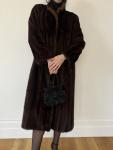 1983 Vintage Saga Mink Women's Brown Fur Coat