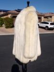 Ivory Vintage Arctic Fox Fur Coat Jacket