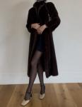 1983 Vintage Saga Mink Women's Brown Fur Coat