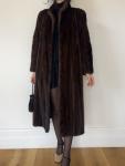 1983 Vintage Saga Mink Women's Brown Fur Coat