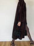 1983 Vintage Saga Mink Women's Brown Fur Coat