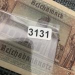WW2 German 5 Mark Banknote - 1942 Currency