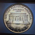 1969 S Lincoln Memorial Cent - Double Die Reverse