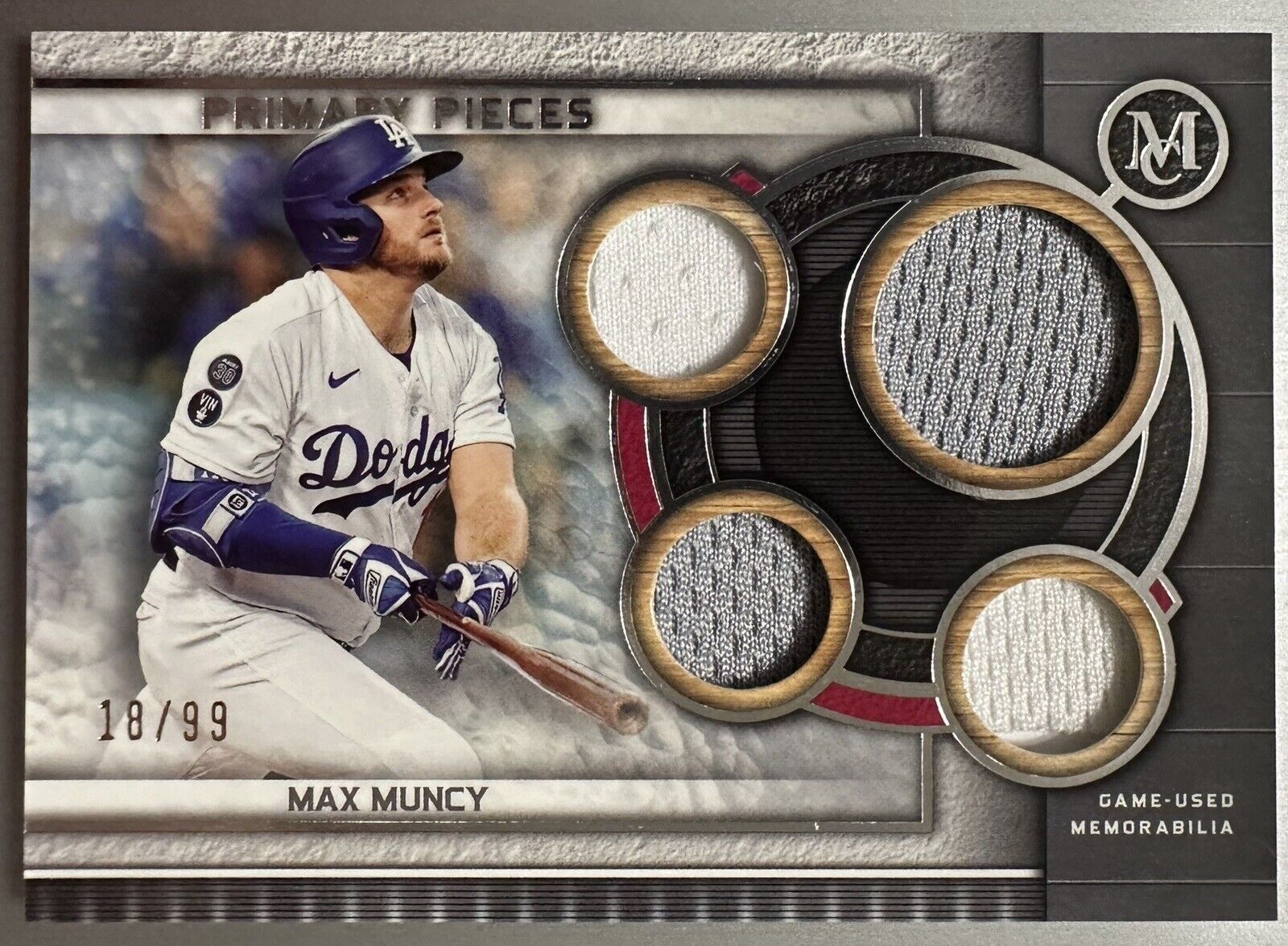 2023 Saga Collectibles: Max Muncy Quad Patch - Dodgers