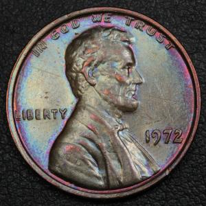 1972 Lincoln Memorial Cent Doubled Die DDO#1