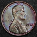 1972 Lincoln Memorial Cent Doubled Die DDO#1