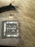 SAGA Fox Fur Coat, Women's Small, Cream