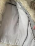 SAGA Fox Fur Coat, Women's Small, Cream